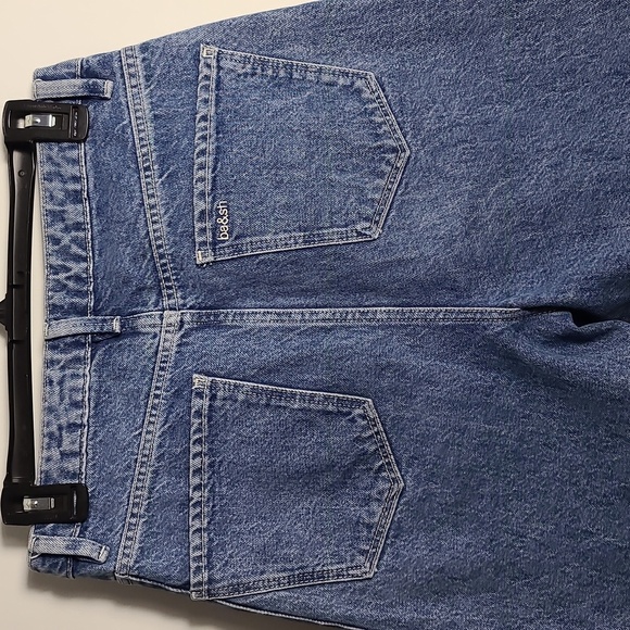 BA&SH Astel Jeans Straight Cut Offs in Indigo Size 2 - Picture 15 of 16
